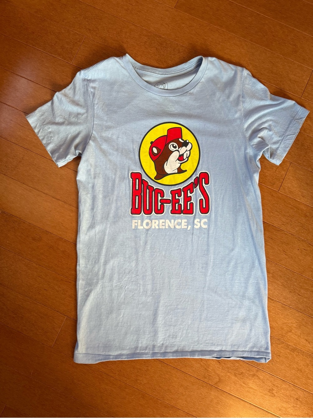 Buc-ee's Logo T-Shirt - Light Blue